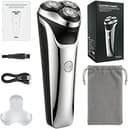 Electric Razor for Men, 2026 Upgraded Electric Shavers for Men, USB-C Rechargeable, Wet & Dry Shaver with Pop-up Trimmer and Travel Case (Gunmetal)