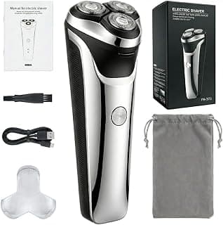 Electric Razor for Men, 2026 Upgraded Electric Shavers for Men, USB-C Rechargeable, Wet & Dry Shaver with Pop-up Trimmer and Travel Case (Gunmetal)