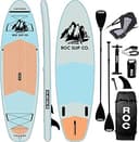 Roc Inflatable Stand Up Paddle Boards with Premium SUP Paddle Board Accessories, Wide Stable Design, Non-Slip Comfort Deck for Youth & Adults