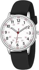 Nurse Watch for Women Waterproof Analog Silicone Watch with Second Hand Nursing Watch