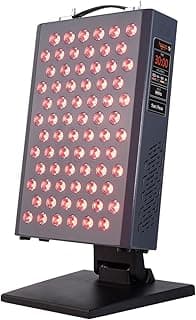 Hooga Red Light Therapy Panel, Red & Near Infrared LED Light with Timer, 72 High-Efficiency Low-Level LEDs (<5 mW), Flicker-Free Ultra Series Welln...