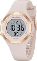 Waterproof Sport Women's Digital Chronograph Silicone Strap Watch