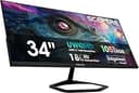 New! Sceptre 34-inch Prime Gaming Monitor 3440 x 1440 up to 180Hz DisplayPort HDMI Build-in Speakers, Machine Black 2027 (E345B-QU180D Series)