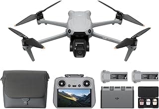 DJI Air 3S Fly More Combo (RC 2 Screen Remote Controller), 4K Drone | Drone With 1″ CMOS Wide-Angle & Medium Tele Camera for Adults, 4K/60fps, Omni...