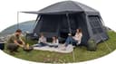 Abahub 8-10 Person Tent for Camping, Family Cabin Tents with 2 Rooms and 2 Doors, Large Tent with Rainfly, Porch, 4 Windows