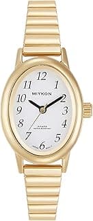 Dainty Vintage Dress Watches for Women – Easy Reader Analog Ladies Watch for Small Wrists with Stainless Steel Expansion Bracelet – Second Hand, Ja...