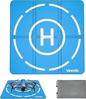 Drone Landing Pad,Foldable and Lightweight,Portable,Waterproof and Double Sided Quadcopter Helipad,Drone Accessories for Veeniix V11Air/V11PRO,comp...