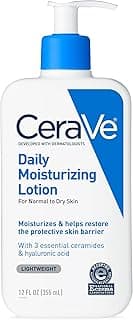 CeraVe Daily Moisturizing Lotion for Dry Skin, Body Lotion & Face Moisturizer with Hyaluronic Acid and Ceramides, Daily Moisturizer, Fragrance Free...