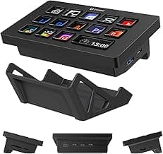 ULANZI D200H Stream Controller & USB C Docking Station with Stand Base, 14 Keys Macro Keyboard with 7-in-1 Hub Deck Dock, SD/TF Card Reader, Custom...