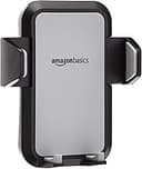 Amazon Basics Universal Portable Smartphone Holder for Car, Air Vent Mount, 360° Rotation, Easy to Install, One-Handed Release, Adjustable and Secu...