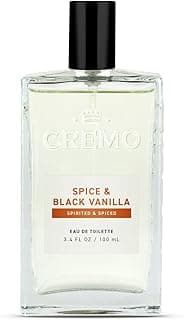 Cremo Cologne For Men - Spice & Black Vanilla Mens Cologne Spray, An Explosion of Vibrant Spices, Dark Woods and Black Vanilla, Multi-Layered Signa...