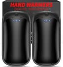2 Pack Hand Warmers Rechargeable, Portable Electric Hand Warmers Reusable, USB 2 in 1 Handwarmers, Outdoor/Indoor/Warm Gifts for Men Women Kids