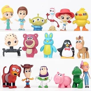 17Pcs Toys Collectible Figures,Cake Topper Figures Set,Exquisite Model Ornaments, Creative Anime Peripheral Gifts for Fans