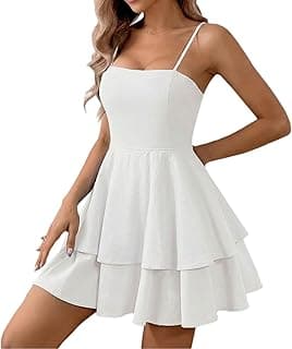 Women's Backless Bow Tie Spaghetti Strap Mini Dress Sexy Club Party Dresses