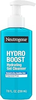 Neutrogena Hydro Boost Face Wash, Fragrance Free, Hydrating Facial Cleanser with Hyaluronic Acid, Daily Foaming Face Wash & Makeup Remover, Hypoall...