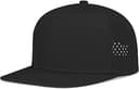 4 Inclusive Sizes Performance Flat Brim Trucker Hat Men Women, 7 Panel Snapback Running