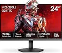 KOORUI 24" Gaming Monitor, 240Hz 1ms Response, FHD HDR400 Display, 90% DCI-P3 Color Gamut, Adaptive Sync, Ultra Slim Frame, VESA Mountable, HDMI 2....