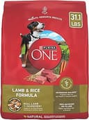 Purina ONE Dry Dog Food Lamb and Rice Formula - 31.1 lb. Bag