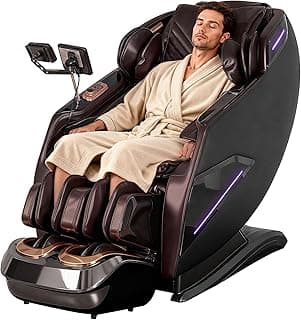 4D Massage Chairs Full Body,Zero Gravity SL-Track Shiatsu Massage Chair Recliner,Core Heating,20 Massage Techniques,Deep Yoga Stretch,Foot Rollers,...