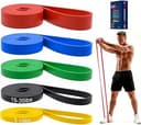 Pull Up Bands, Resistance Bands Set, Exercise Workout Bands for Men & Women, Ideal for Body Stretching, Physical Therapy and Muscle Training