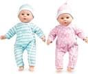 Melissa & Doug Mine to Love Luke & Lucy Realistic Twin Baby Dolls (15-inch) - Dolls and Accessories with Pacifiers for Pretend Play, Toddler Toys f...