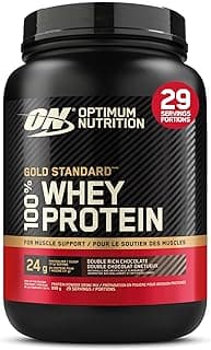 Optimum Nutrition Gold Standard 100% Whey Protein Powder, Double Rich Chocolate 1.98 Pound (Packaging May Vary)
