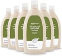 Amazon Basics Daily Oatmeal Body Lotion and Skin Protectant Moisturizer, Fragrance Free, 18 Fl Oz (Pack of 6) (Previously Solimo)