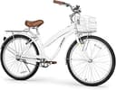 WEIZE Beach Cruiser Bike, 24 & 26 inch Commuter Bicycle for Adult Men and Women,High-Carbon Steel/Front & Rear Fenders, Comfortable City Bikes with...