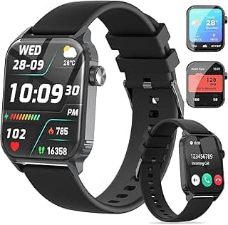 Smart Watch for Men, 120 Sports Modes Smartwatch with 1.83" HD, Alexa Built-in, Heart Rate/Sleep Monitor, IP67 Waterproof, Bluetooth Call & Music C...