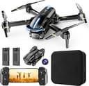 Drone with Camera 1080P HD FPV Foldable Mini Drone for Beginners Kids Adults, Drone with One Key Take Off/Landing, Gesture Selfie, Altitude Hold, 3D Flip, Easy to Fly, 2 Batteries, Toys for Boys Girls