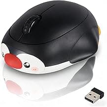 Wireless mouse, Bluetooth/2.4G，Connect 3 devices simultaneously, silent, cute, animal, rechargeable,Creative Design,high-precision, phone/tablet/la...