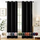 MIULEE Blackout Curtains for Bedroom Living Room 2 Panels, Thermal Insulated Room Darkening Drapes Grommet Noise Reducing Light Blocking Window Tre...