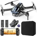 Drone with Camera for Adults Beginners Kids, Fun 1080P Foldable Mini Drone for Exciting Indoor Outdoor Play, RC Quadcopter with 2 Batteries, One Ke...