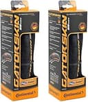 Continental Gatorskin - Road Bike Tire | Tough Urban & Touring Tire for Daily Riding - PolyX Breaker, Duraskin, 2 Pack