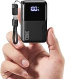 INIU Portable Charger, Ultra Mini 10000mAh 45W Fast Charging Power Bank | Flight-Safe, USB-C Cable, Travel Essential, 45W Battery Phone Pack for iP...