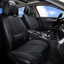 Coverado Car Seat Covers 5 Pieces, Full Set Universal Seat Covers for Cars, Waterproof Nappa Leather Auto Seat Protectors with Head Pillow, Car Int...