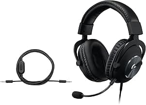 Logitech G Pro X SE Wired Gaming Headset with Microphone: Detachable Microphone, DTS Headphone:X 7.1, for PC, Xbox One, Xbox Series X|S, PS5, PS4, ...