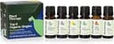 Plant Therapy Top 6 USDA Organic Essential Oil Set - Lavender, Peppermint, Eucalyptus, Lemon, Tea Tree 100% Pure, Natural Aromatherapy, for Diffusi...