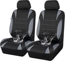 CAR PASS Waterproof Car Seat Covers Front Seats Only with 5mm Composite EVA, Neoprene Car Seat Cover with Separate Headrest Cover, Quick Setup Univ...