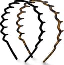 Zig Zag Headbands for Women – Fashion Accessories for Slicked Back Styles - Comfortable Wavy Headbands | Comb Headband with Teeth | Ideal Gifts for...