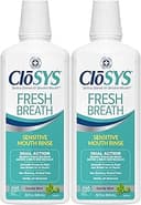 CloSYS Mouthwash, 32 Ounce, 2 Count, Fresh Breath Mouthwash, Gentle Mint, Alcohol Free, Dye Free, pH Balanced Mouth Wash, Helps Soothe Entire Mouth...