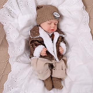 BABESIDE Silicone Baby Doll Boys - 16 Inch Weighted 4 Pounds, [NOT Vinyl] Reborn Baby Dolls Silicone Full Body Real Life Baby Dolls Gift with Acces...