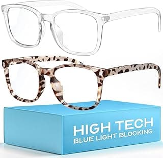 livho High Tech Blue Light Glasses - Advanced Blue Light Blocking Computer Glasses - Screen Fatigue & UV Protection