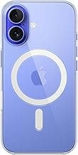 iPhone 16 Clear Case with MagSafe and Camera Control: Lightweight Phone Case, Wireless Charging Compatible, Smooth Glossy Finish