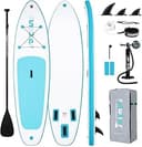 FunWater Inflatable Ultra-Light Stand Up Paddle Board for All Skill Levels with Premium SUP Paddleboard Accessories,Non-Slip Comfort Deck for Youth...
