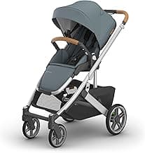 UPPAbaby Cruz V3 Stroller - from Birth + Car Seat Compatible - Full-Size, Reversible Seat - Infant Insert, Bug and Rain Shields Included - Callum (...