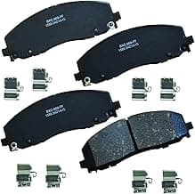 Bendix Premium SBC1589 Ceramic Front Brake Pads for Select Models Chrysler Grand Caravan, Pacifica, Town & Country, Voyager, Dodge Journey, Jeep Gl...