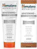 Himalaya Botanique Whitening + Extra Strength Hydroxyapatite Toothpaste - 10% Nano Hydroxyapatite to Support Remineralization & Restore Enamel to S...