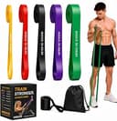 Resistance Bands for Working Out, 5-Level Pull Up Assistance Bands Set | Exercise Bands and Workout Bands for Pull-ups, Strength Training, Stretchi...