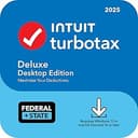TurboTax Deluxe Desktop Edition 2025, Federal & State Tax Return [PC/Mac Download]